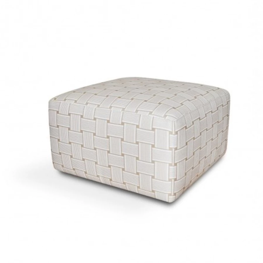 JEAN-VIER Modern Pouffe Ottoman Footrest Stool - Versatile Upholstered Seat for Living Room, Bedroom & Lounge