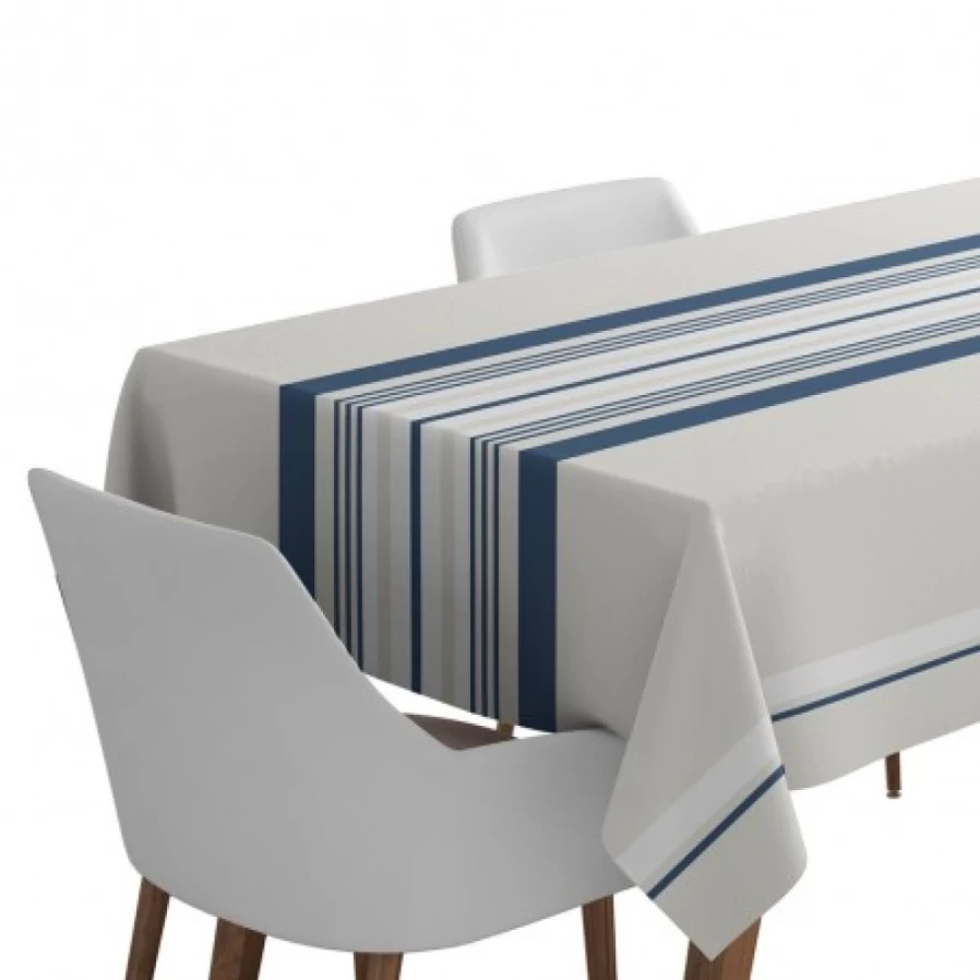 "JEAN-VIER Premium Blue Tablecloth – High-Quality Dining Table Cover for Home & Events"