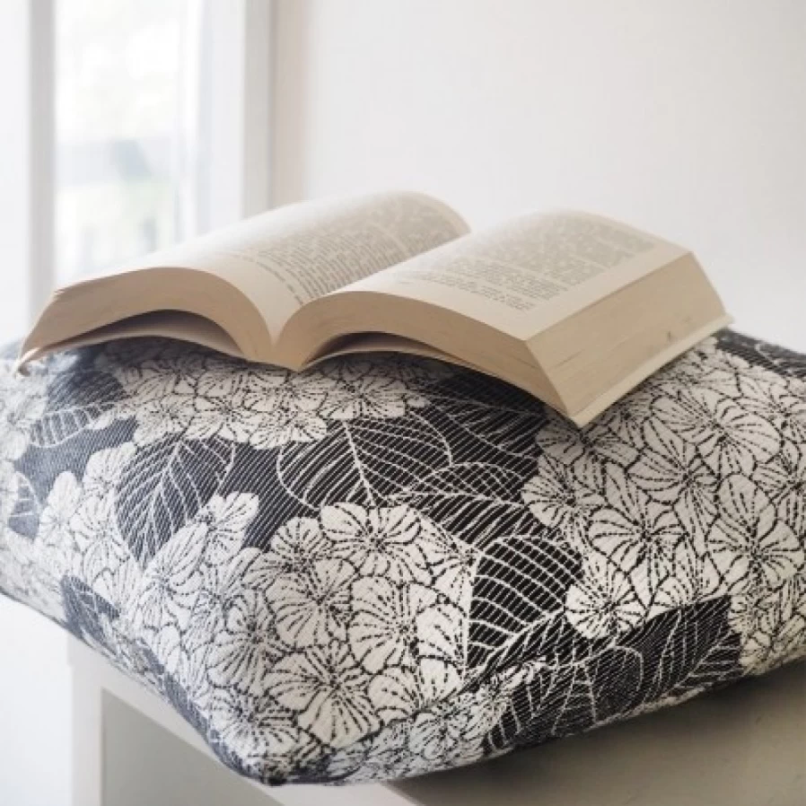 JEAN-VIER Black Cushion Cover - Premium Decorative Pillow Case for Sofa & Bed