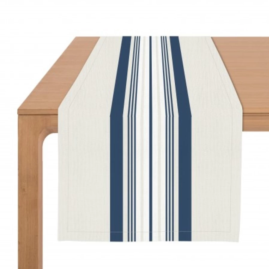 "JEAN-VIER Blue Table Runner - Elegant Dining Table Decor for Home & Events"