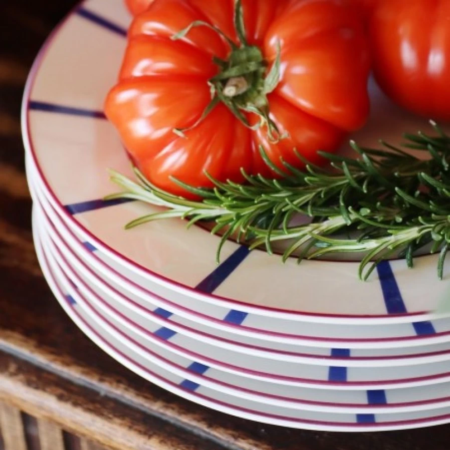 "JEAN-VIER Premium White Porcelain Dinner Plates - 10-Inch Elegant Ceramic Plates for Dining"