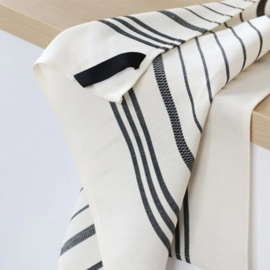 "JEAN-VIER Premium Ecru Tea Towel - Soft & Absorbent Kitchen Towel"
