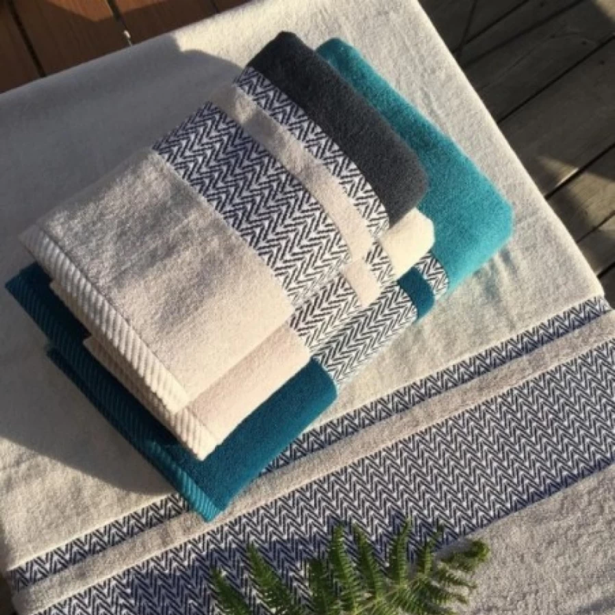 JEAN-VIER Luxury Grey Bath Towel Set - Super Soft Absorbent Shower Towels for Spa & Home
