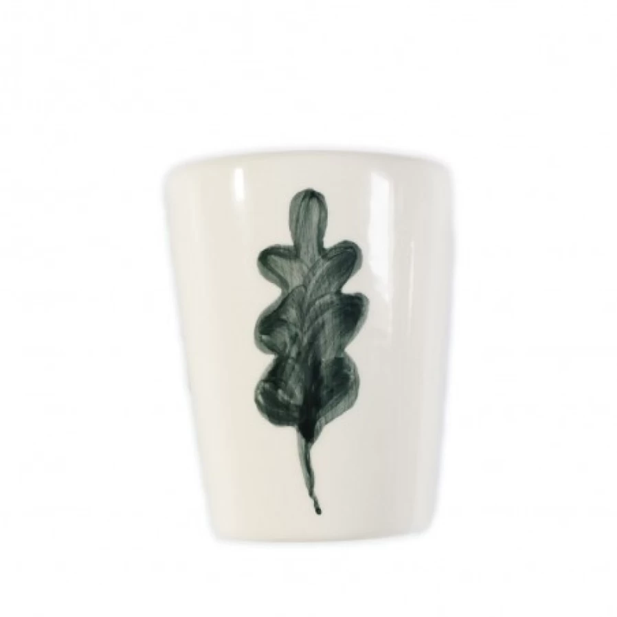 JEAN-VIER Green Ceramic Coffee Cup & Mug Set - Eco-Friendly, Durable Drinkware for Hot & Cold Beverages