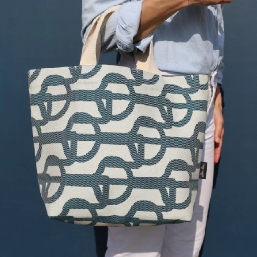 JEAN-VIER Reusable Shopping Bags - Eco-Friendly Grocery Tote with Durable Handle for Sustainable Shopping