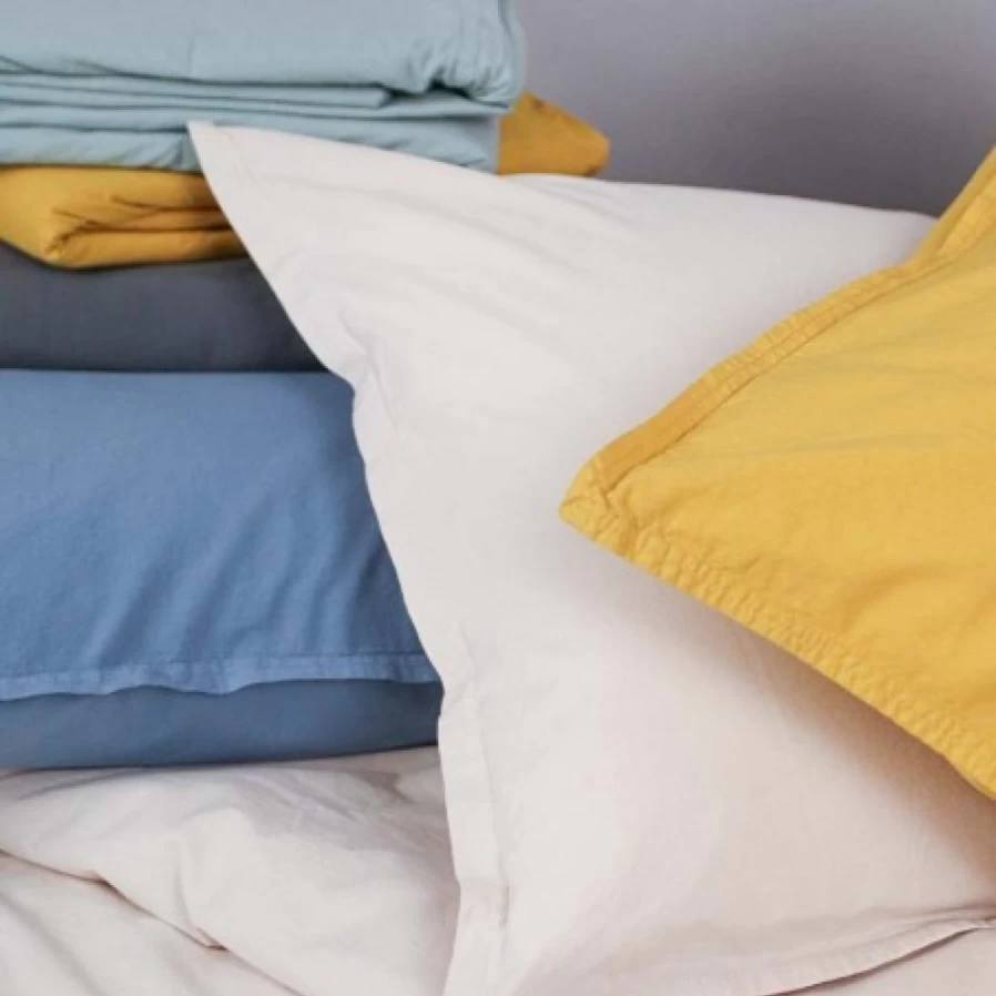 JEAN-VIER Premium Grey Pillowcase - Soft & Breathable Bedding for Comfortable Sleep