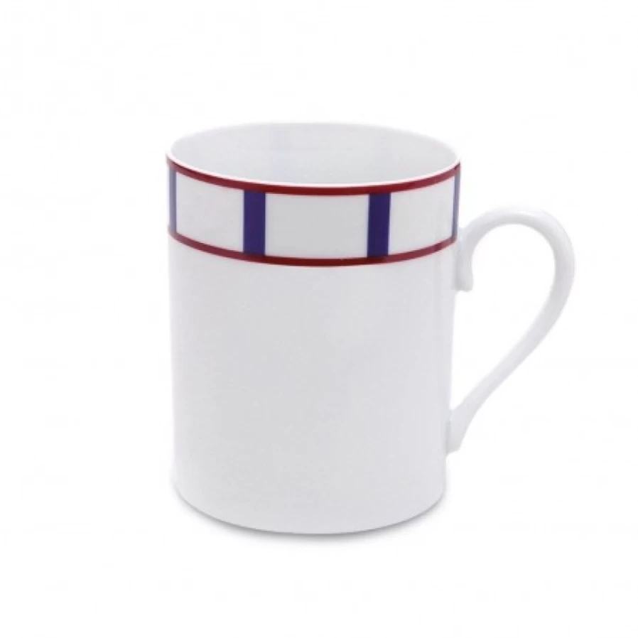 "JEAN-VIER Premium White Ceramic Coffee Mug - Elegant & Durable"