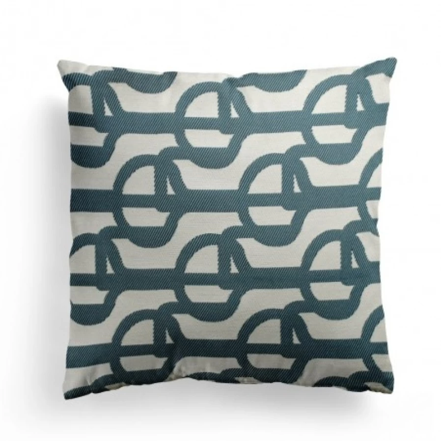 JEAN-VIER Blue Cushion Cover - Soft Decorative Pillow Case for Sofa & Bed