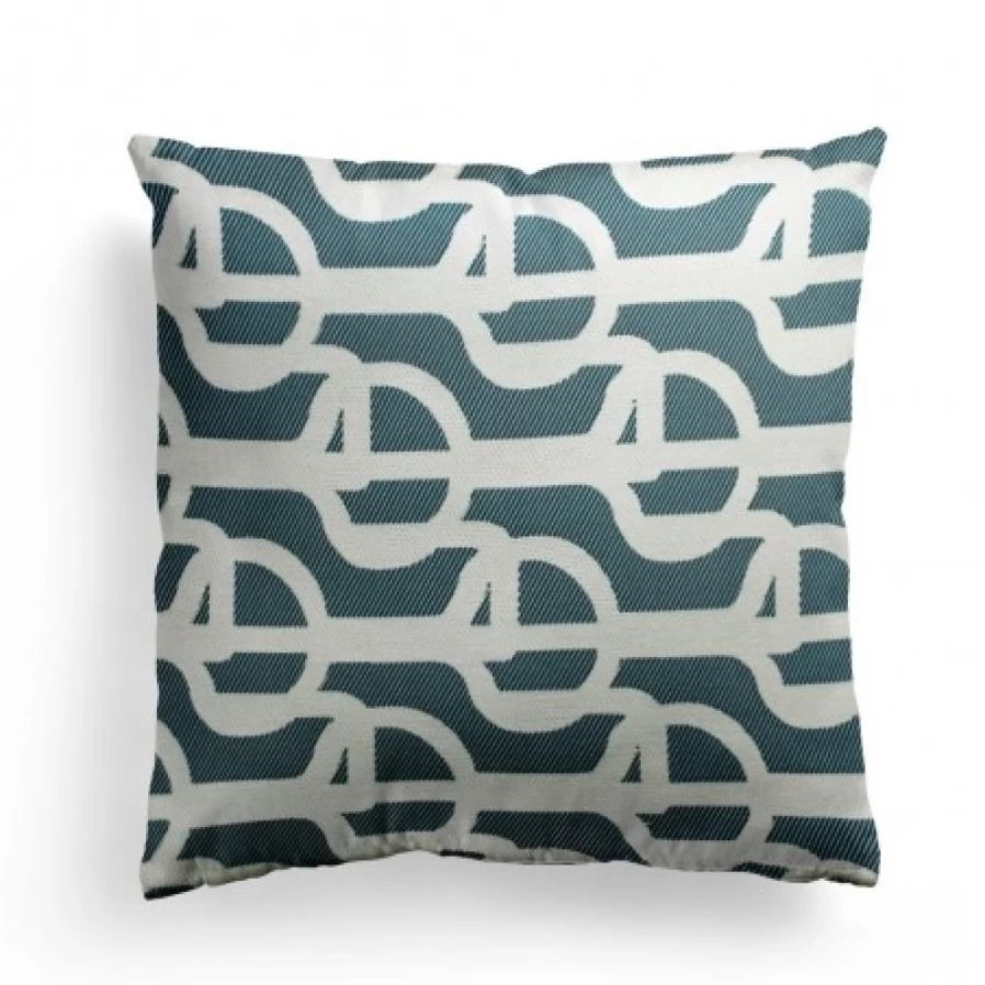 JEAN-VIER Blue Cushion Cover - Soft Decorative Pillow Case for Sofa & Bed