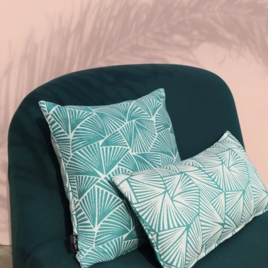 JEAN-VIER Blue Cushion Cover - Premium Soft Decorative Pillow Case for Sofa & Bed