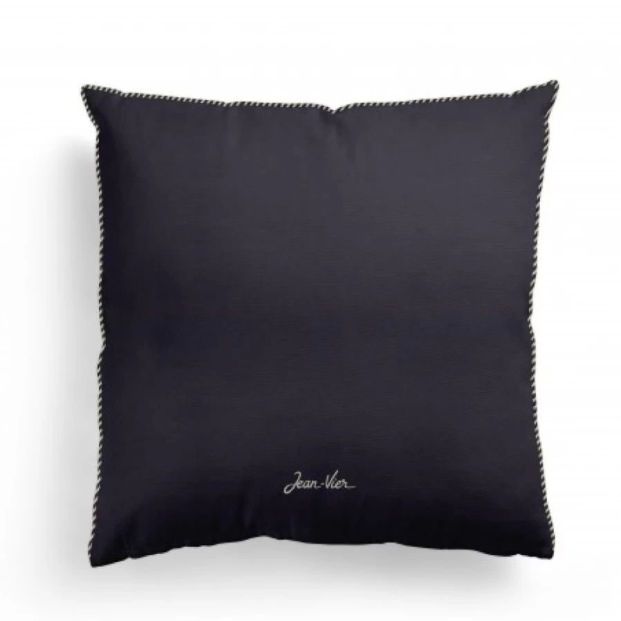 JEAN-VIER Blue Decorative Cushion Cover - Soft Luxury Pillow Case for Sofa & Bed