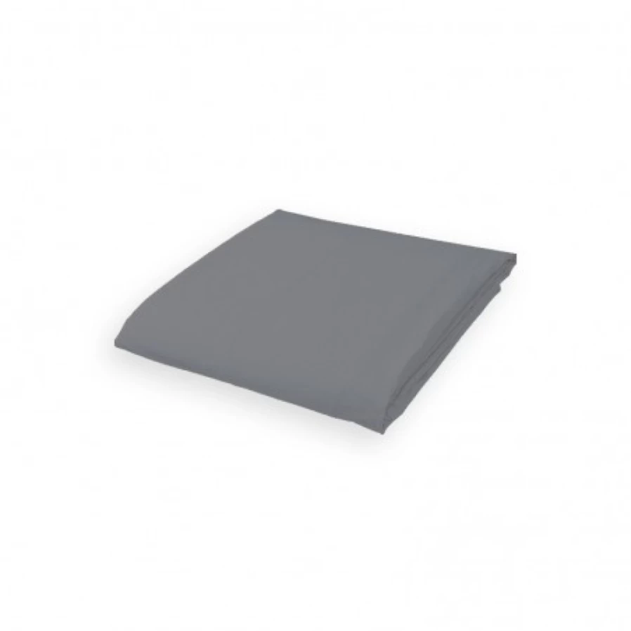 JEAN-VIER Grey Flat Sheet - Soft Luxury Bedding, Premium Cotton, Wrinkle-Resistant, Queen/King Size