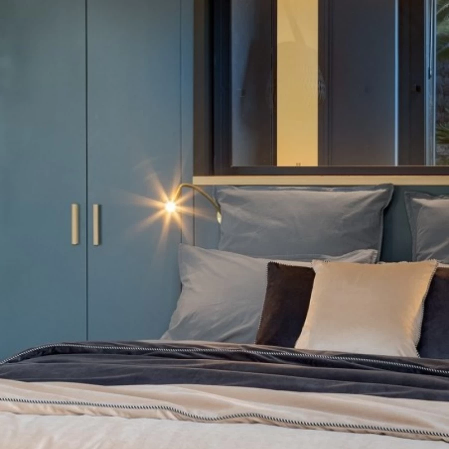 JEAN-VIER Grey Flat Sheet - Soft Luxury Bedding, Premium Cotton, Wrinkle-Resistant, Queen/King Size