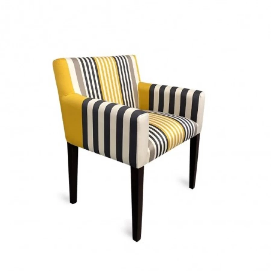"JEAN-VIER Modern Yellow Armchair - Stylish Comfortable Lounge Chair for Living Room"