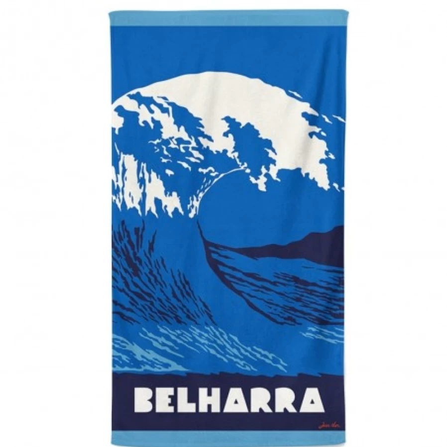 JEAN-VIER Premium Beach Towel - Soft, Quick-Dry & Large Coastal Towel for Sand & Sun