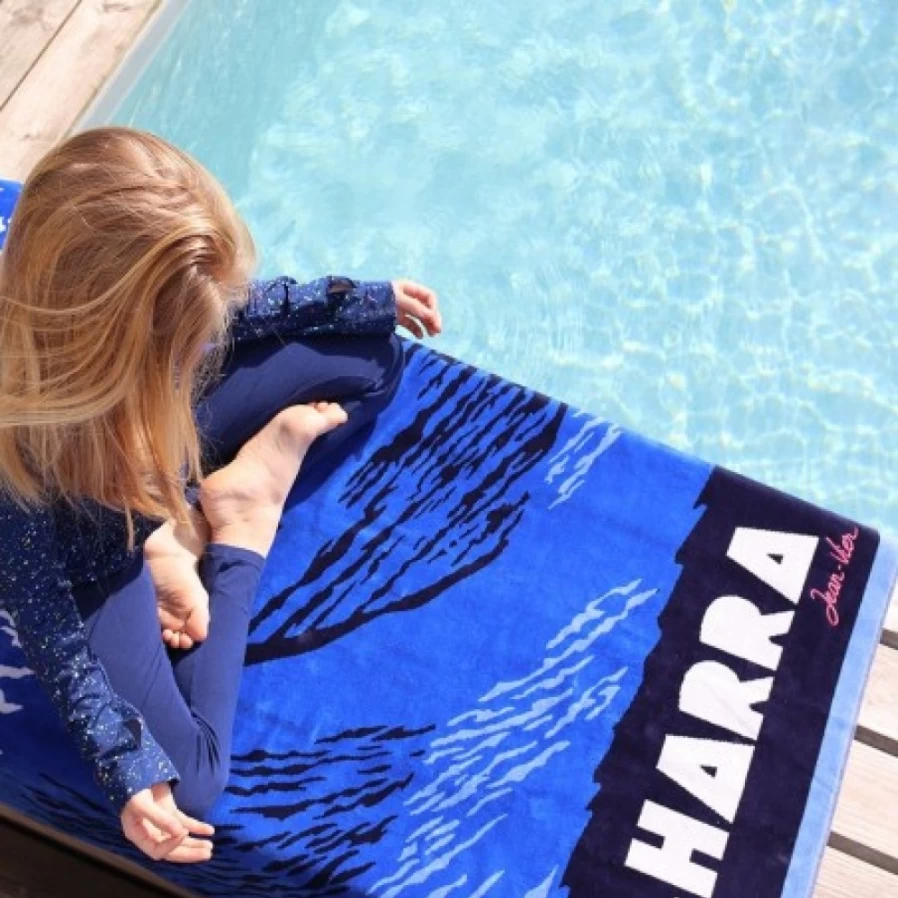JEAN-VIER Premium Beach Towel - Soft, Quick-Dry & Large Coastal Towel for Sand & Sun