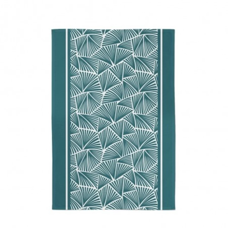 JEAN-VIER Premium Blue Tea Towel - Soft, Absorbent Kitchen Towel for Dishes & Cleaning