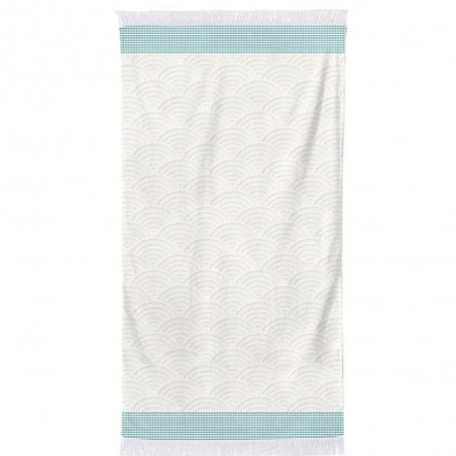 JEAN-VIER Premium White Beach Towel - Soft, Quick-Dry, Oversized Coastal Towel for Sand & Sun