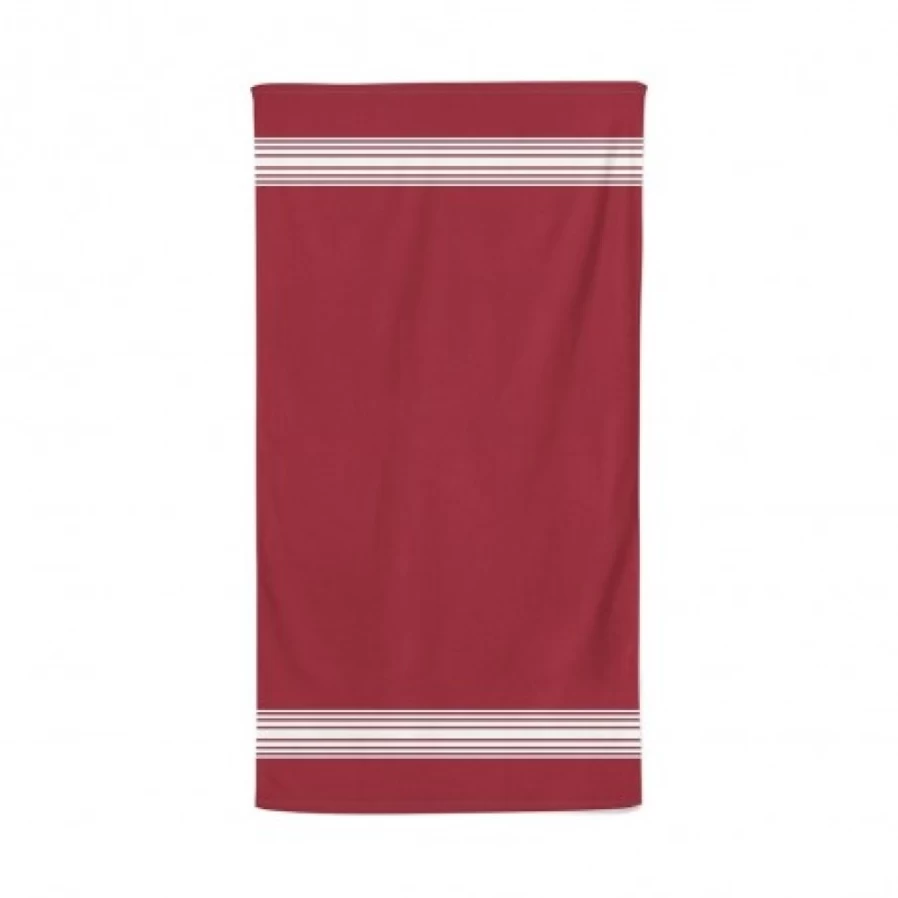 JEAN-VIER Premium Red Bath Towel Set - Soft, Absorbent Shower Towels for Spa & Home Luxury