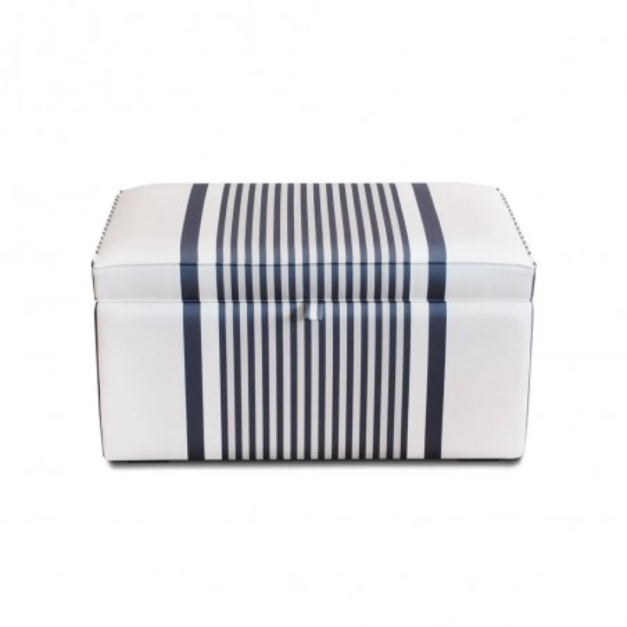 JEAN-VIER Grey Storage Trunk Chest for Home Organization - Durable & Spacious Design