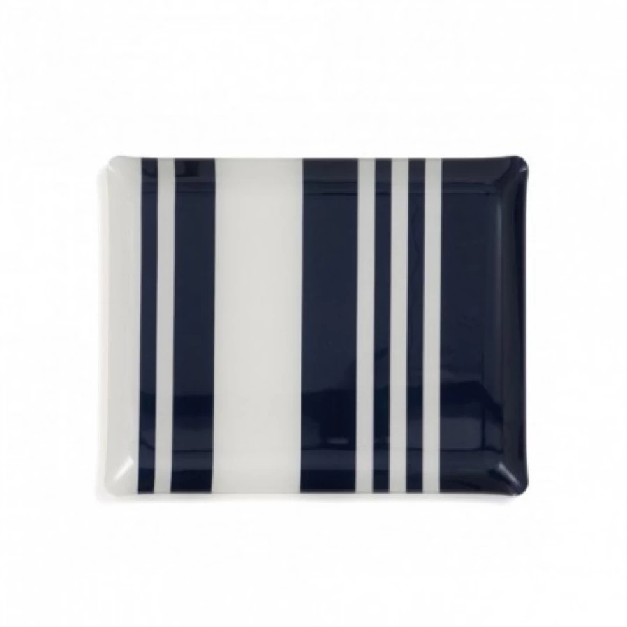 JEAN-VIER Blue Plastic Tray - Durable Storage Organizer for Home or Office