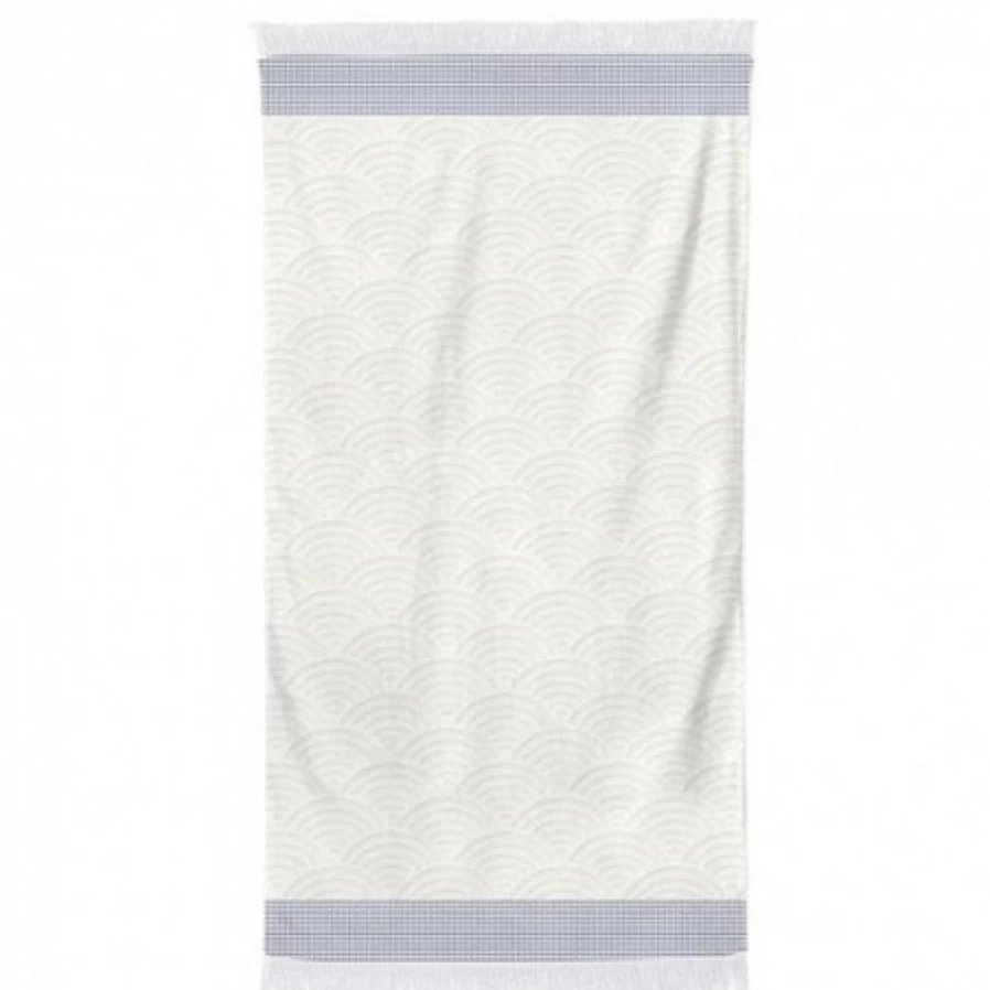 "JEAN-VIER Premium White Beach Towel - Soft, Quick-Dry & Large Coastal Towel for Sand & Sun"