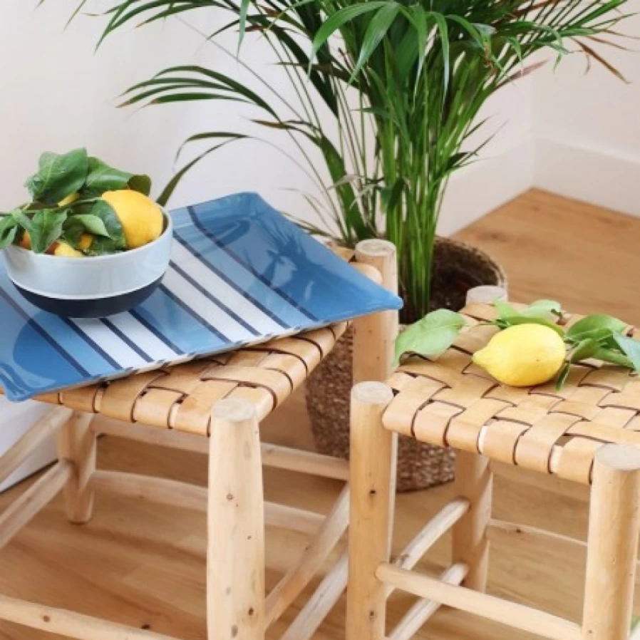 JEAN-VIER Blue Serving Tray - Stylish and Durable Tableware for Home & Kitchen