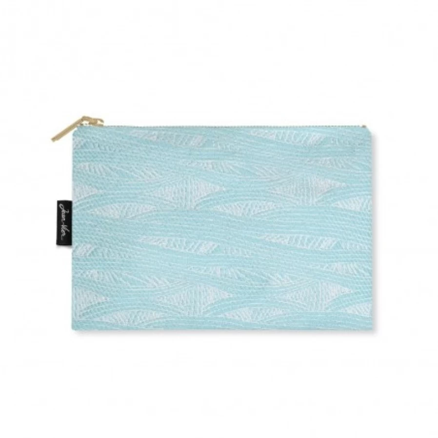 JEAN-VIER Reusable Flat Pouch Bag - Lightweight & Durable Blue Storage Solution for Travel & Organizing