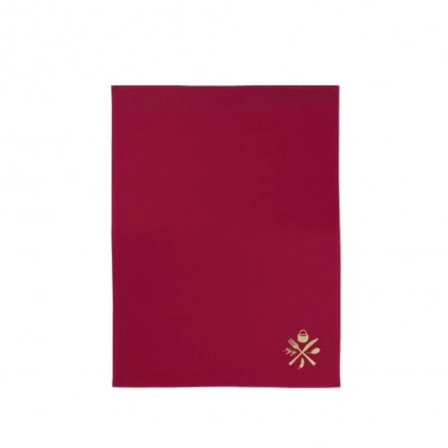 "JEAN-VIER Premium Red Hand Towel - Soft Absorbent Bath Towel for Home & Spa"