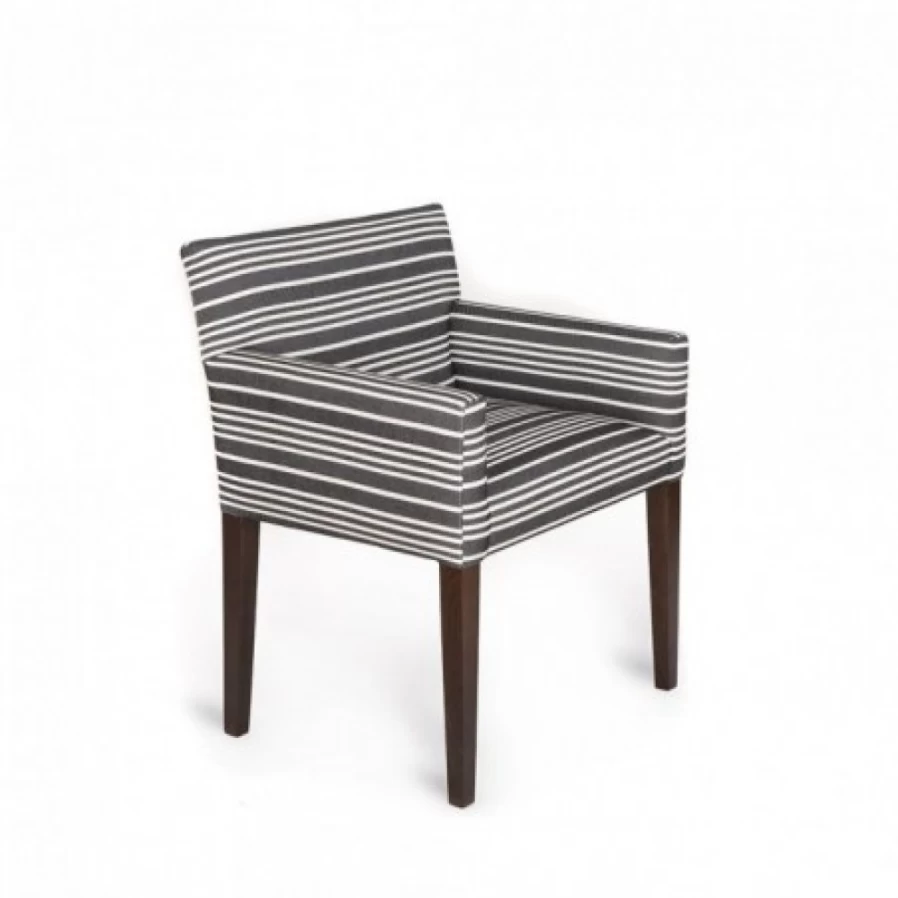 "JEAN-VIER Modern Black Armchair - Stylish Comfort for Your Living Space"