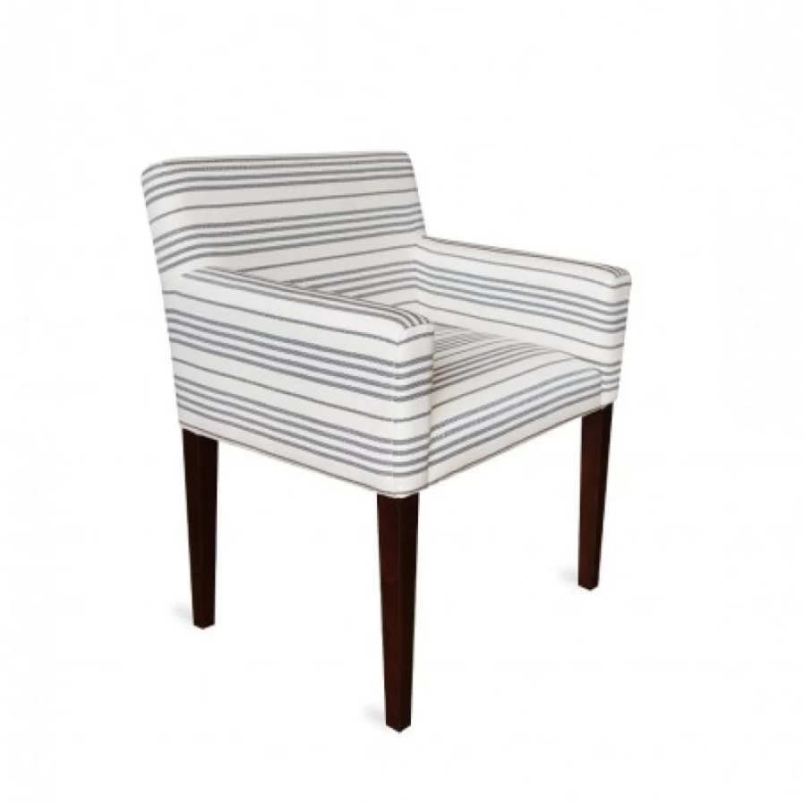 "JEAN-VIER Ecru Modern Armchair - Stylish Upholstered Lounge Chair for Living Room"