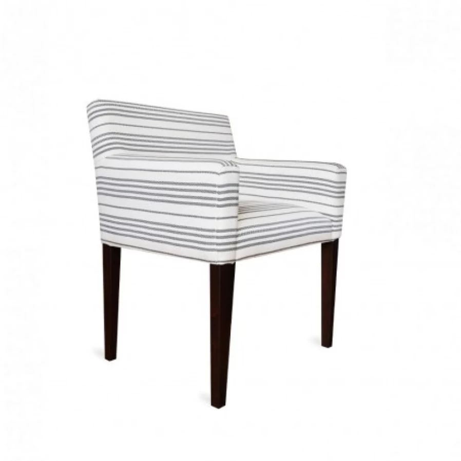 "JEAN-VIER Ecru Modern Armchair - Stylish Upholstered Lounge Chair for Living Room"