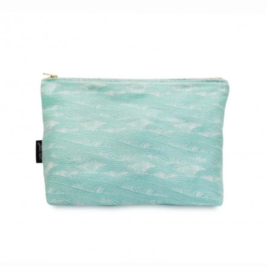 JEAN-VIER Premium Blue Travel Toiletry Bag for Men & Women - Waterproof Cosmetic Makeup Organizer