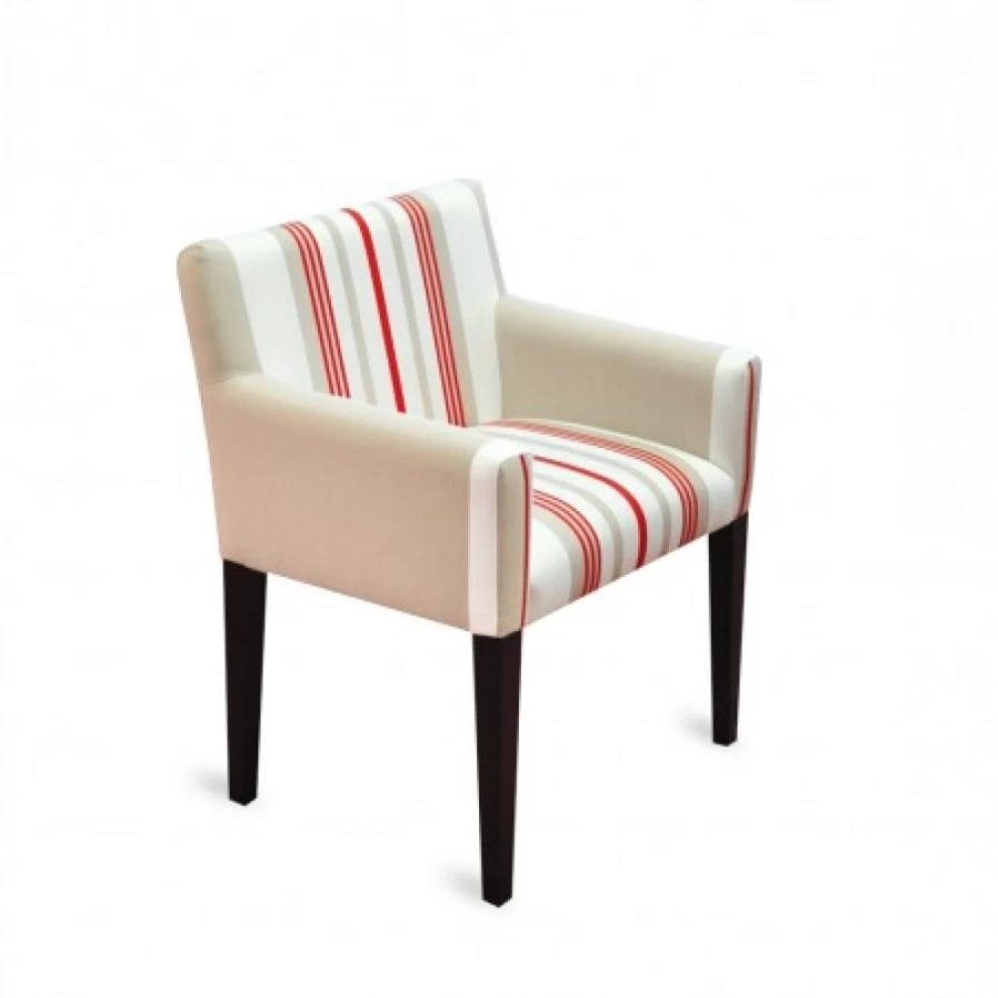 "JEAN-VIER Modern Red Armchair - Stylish Lounge Chair for Living Room"