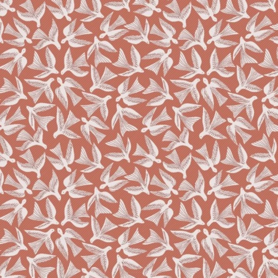 JEAN-VIER Orange Fabric By The Metre - Premium Textile for Sewing & Upholstery