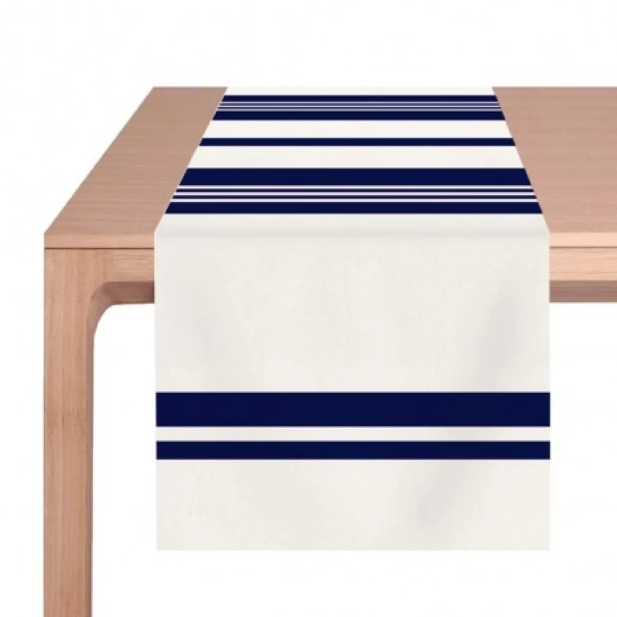 "JEAN-VIER Blue Table Runner - Elegant Dining Table Decor for Home & Events"
