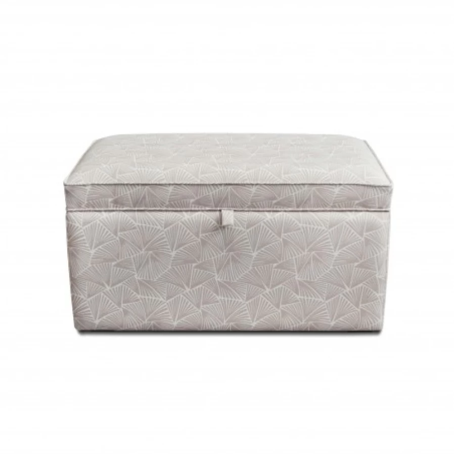 JEAN-VIER Beige Storage Trunk Chest - Large Capacity Organizer for Home & Closet