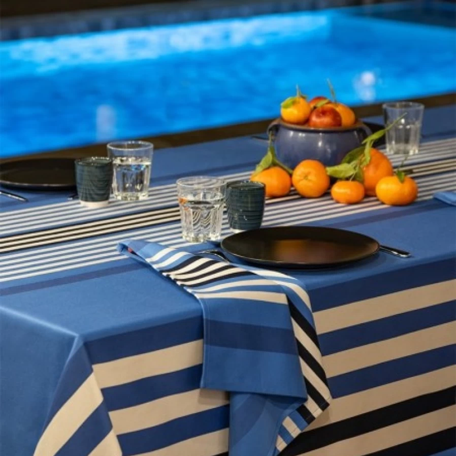 "JEAN-VIER Premium Blue Napkins - Soft & Absorbent Table Napkins for Dining & Parties"