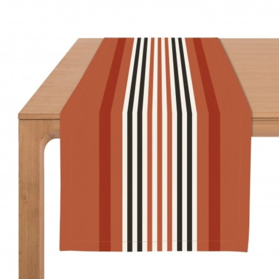 "JEAN-VIER Blue Table Runner - Premium Fabric Dining Table Decor"
