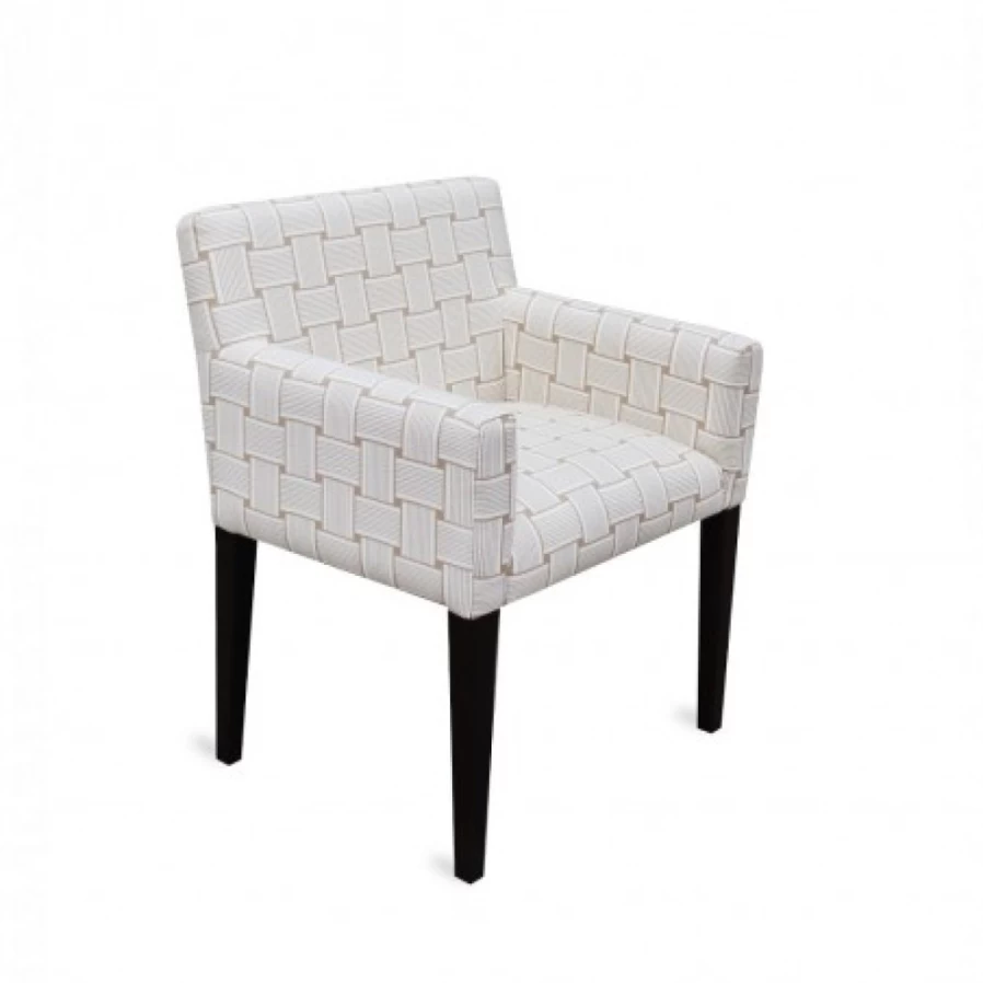 "JEAN-VIER Beige Armchair - Modern Comfortable Lounge Chair for Living Room"