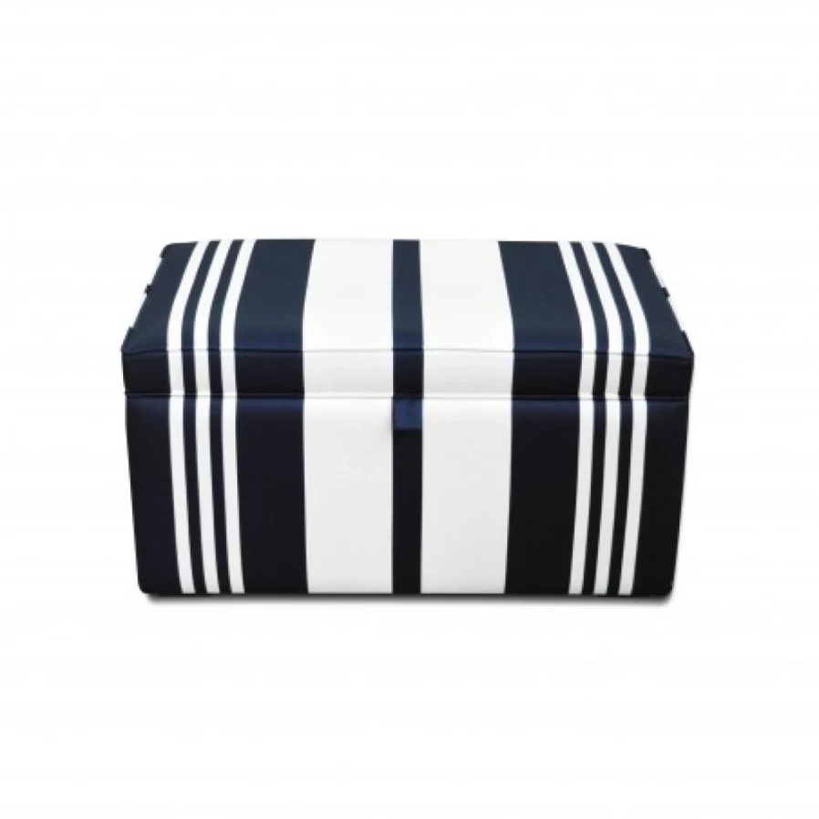JEAN-VIER Blue Storage Trunk Chest - Durable Foldable Organizer for Home Clothes Toys