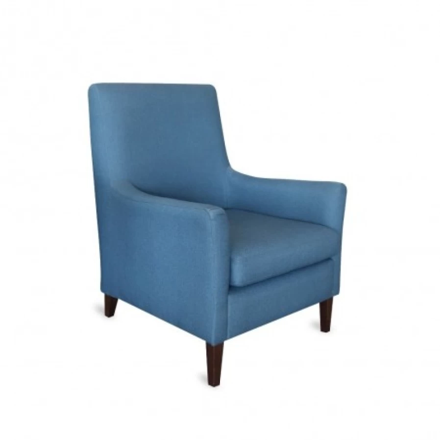 JEAN-VIER Modern Ocean Blue Armchair with Armrests - Premium Comfort Lounge Chair