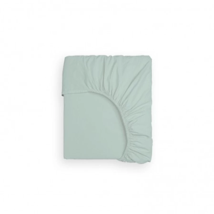 JEAN-VIER Green Fitted Sheet - Soft, Elastic, Deep Pocket Bed Sheet for Mattress