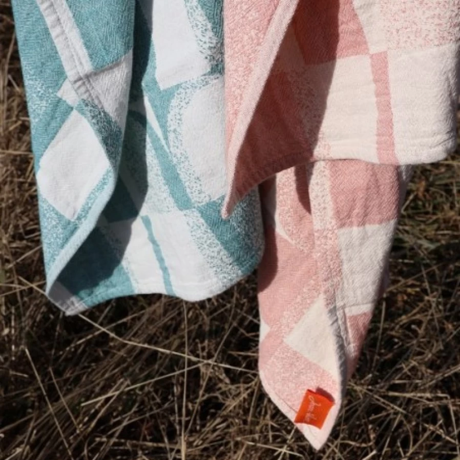 JEAN-VIER Premium Blue Hand Towel - Soft, Absorbent Bath & Kitchen Towels for Everyday Use
