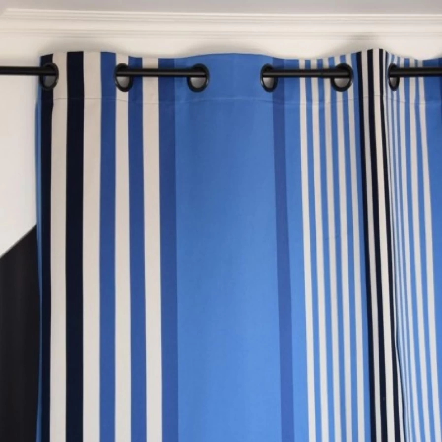 "JEAN-VIER Blue Curtains for Living Room - Light Filtering Premium Window Drapes"
