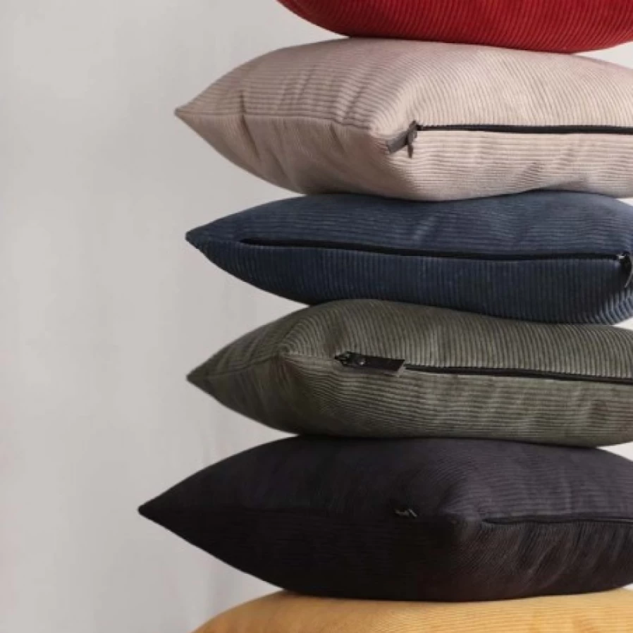 JEAN-VIER Luxury Beige Cushion Cover - Soft Decorative Pillow Case for Sofa & Bed