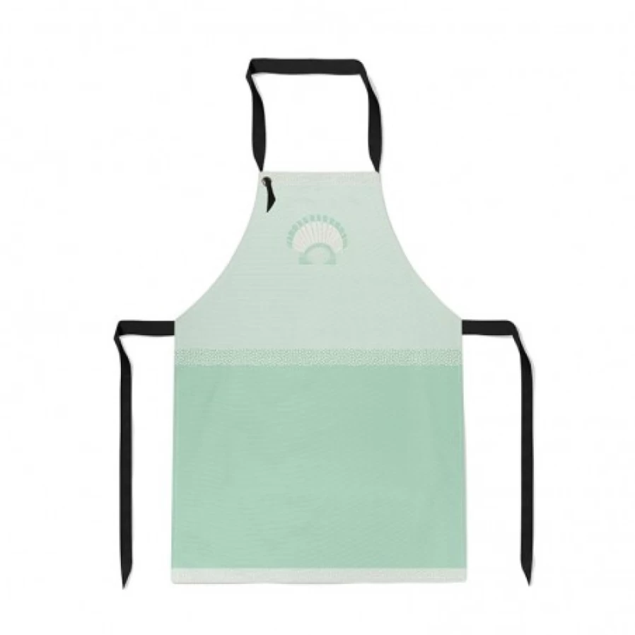 "JEAN-VIER Green Apron - Premium Kitchen Apron for Cooking & Baking"