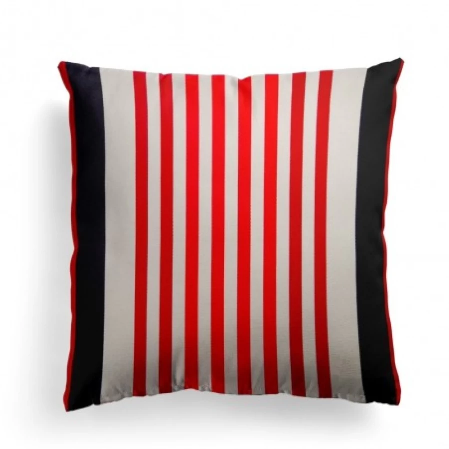 JEAN-VIER Red Decorative Cushion Cover - Soft Luxury Pillow Case for Sofa Bed Home Decor