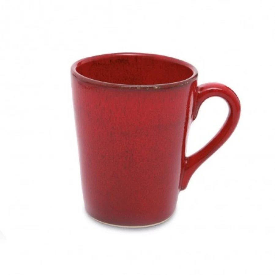 "JEAN-VIER Premium Red Coffee Mug - Stylish & Durable Ceramic Cup for Hot Beverages"