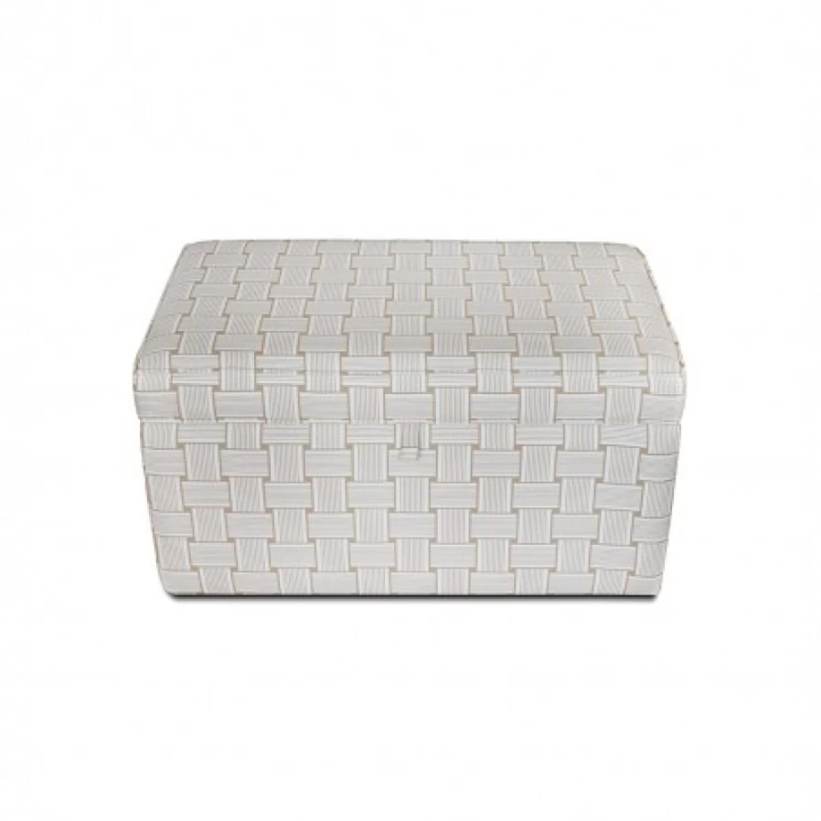 JEAN-VIER Brown Storage Trunk Chest - Durable Wooden Organizer for Home & Closet